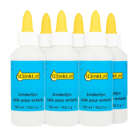 123ink children's glue bottle (100ml) (6-pack)