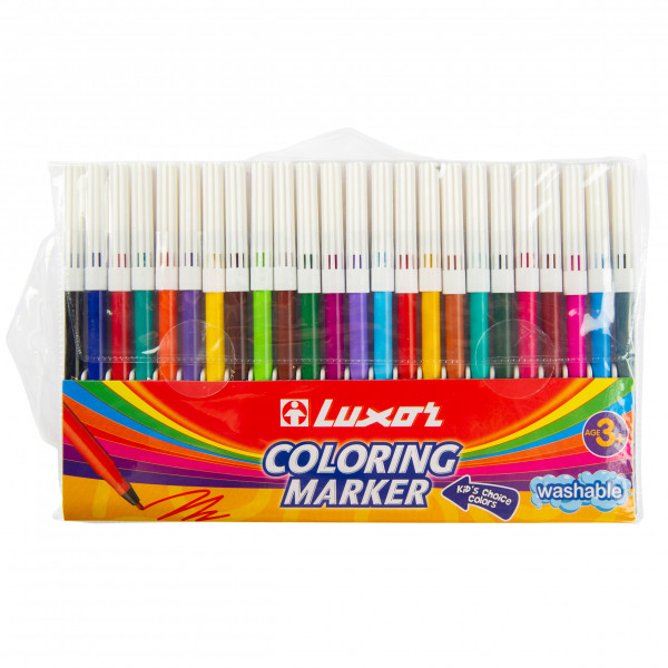 123ink felt-tip pen set in pouch (24-pack) 300303 123ink felt-tip pen set in pouch (24-pack) 300303 - 1