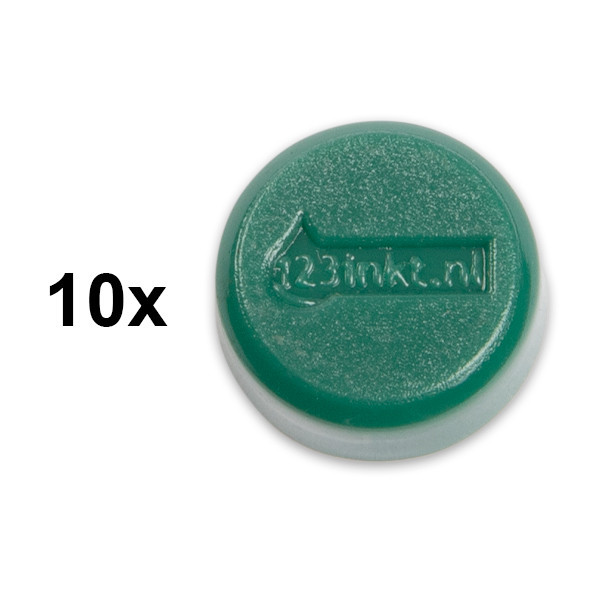 123ink green magnets, 15mm (10-pack) 6161555C 301256 - 1