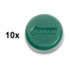 123ink green magnets, 15mm (10-pack)