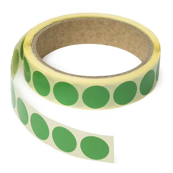 123ink green marking dots Ø 18mm (1,000 labels) 3376C 300798 - 1