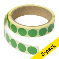 123ink green marking dots Ø 18mm (3 x 1,000 labels)