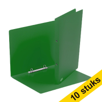 123ink green ring binder with 2 O-rings (21mm) (10-pack)  301401