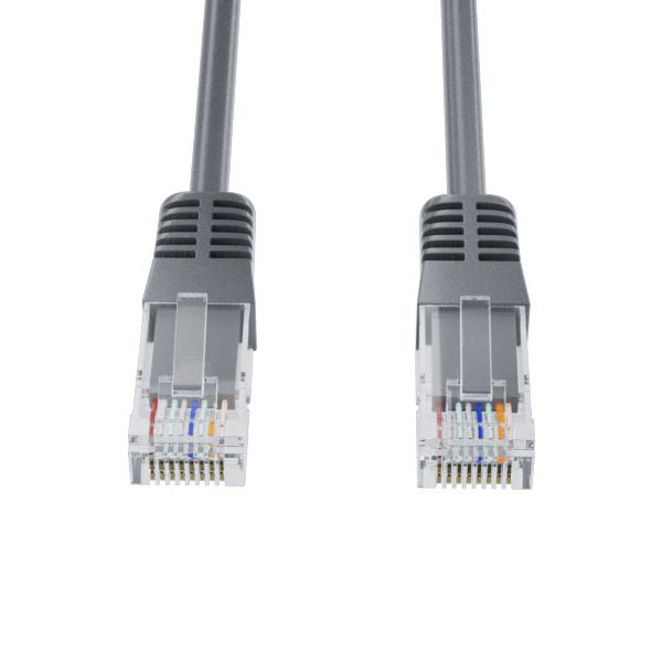 123ink grey Cat5e network cable, 10m VLCT85000E100C 302285 - 1