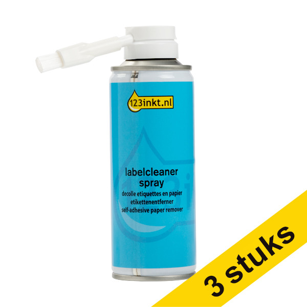 123ink label cleaner spray, 200ml (3-pack)  301980 - 1