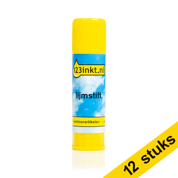 123ink large glue stick (40g) (12-pack)  301326 - 1