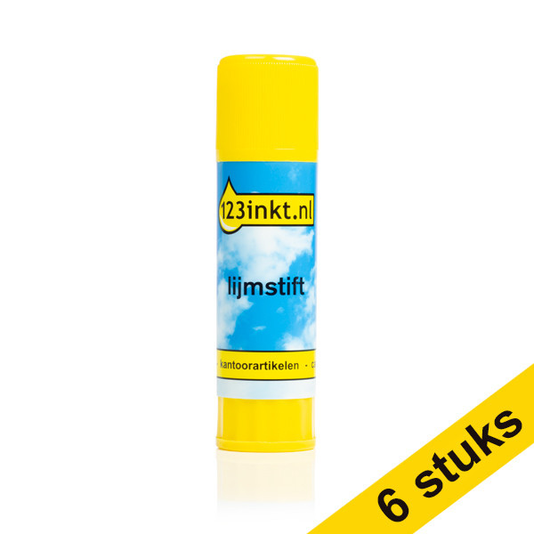 123ink large glue stick, 40g (6-pack)  300568 - 1