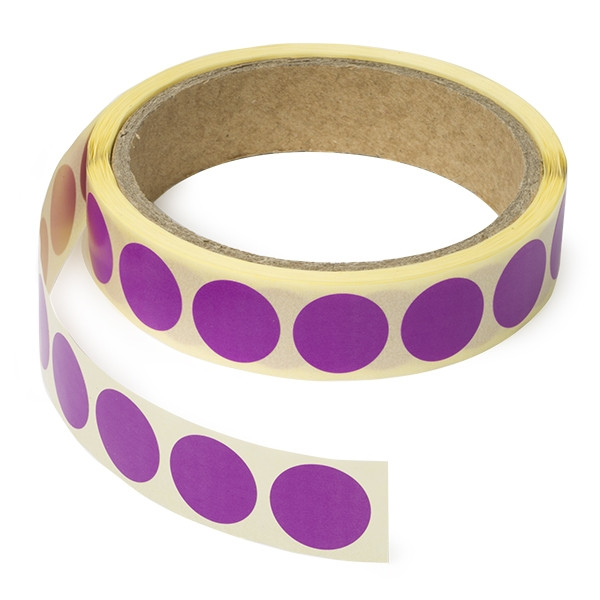 123ink lilac marking dots Ø 18mm (1,000 labels)  300808 - 1