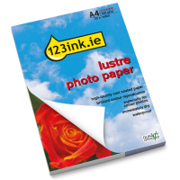 123ink lustre photo paper, A4, 300g (20 sheets)  064150