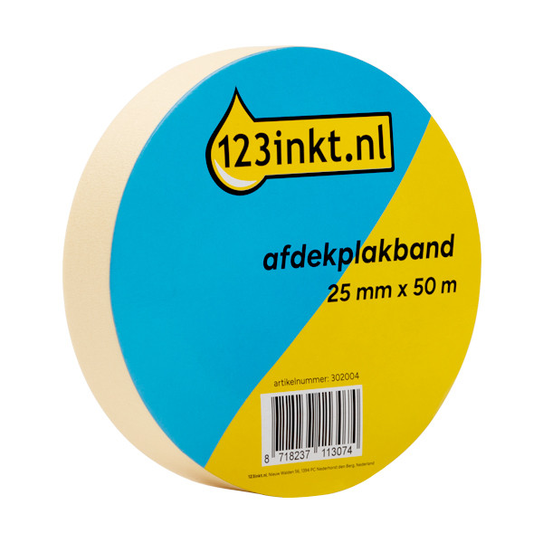 123ink masking tape, 25mm x 50m 04323-00041-00C 302004 - 1