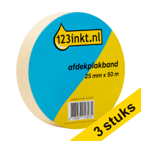 123ink masking tape, 25mm x 50m (3-pack)  302005