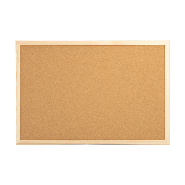 123ink notice board with wooden frame, 40cm x 60cm 2704070C 302244 - 1