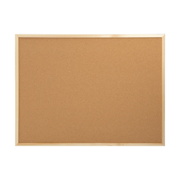 123ink notice board with wooden frame, 60cm x 80cm 2706070C 302246 - 1