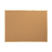 123ink notice board with wooden frame, 60cm x 80cm 2706070C 302246