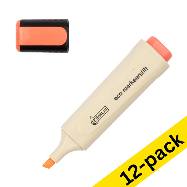 123ink orange eco highlighter (12-pack)  390580 - 1