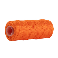 123ink orange mason's twine on spool, 1.1mm x 50m 303043 123ink orange mason's twine on spool, 1.1mm x 50m 303043