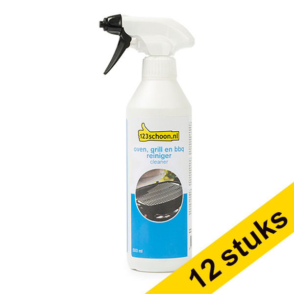 123ink oven, grill and barbecue cleaner spray, 500ml (12-pack)  SDR06013 - 1