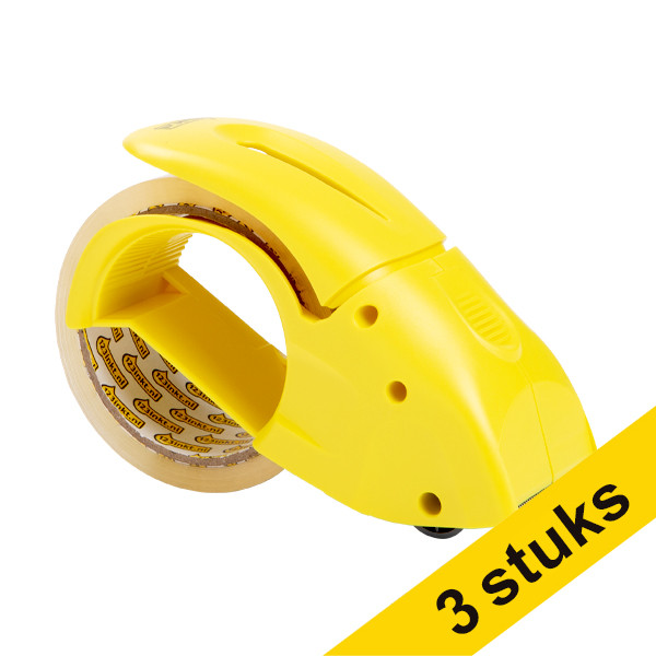 123ink packing tape hand dispenser (3-pack)  301995 - 1