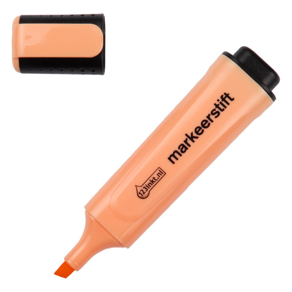 123ink pastel orange highlighter (10-pack)  300495 - 1