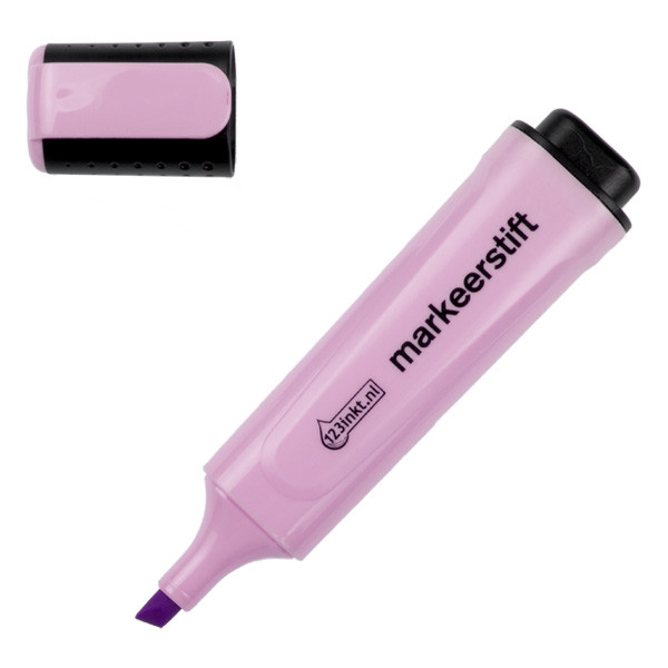 123ink pastel purple highlighter (10-pack)  300498 - 1