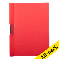 123ink red A4 clip folder (10-pack)