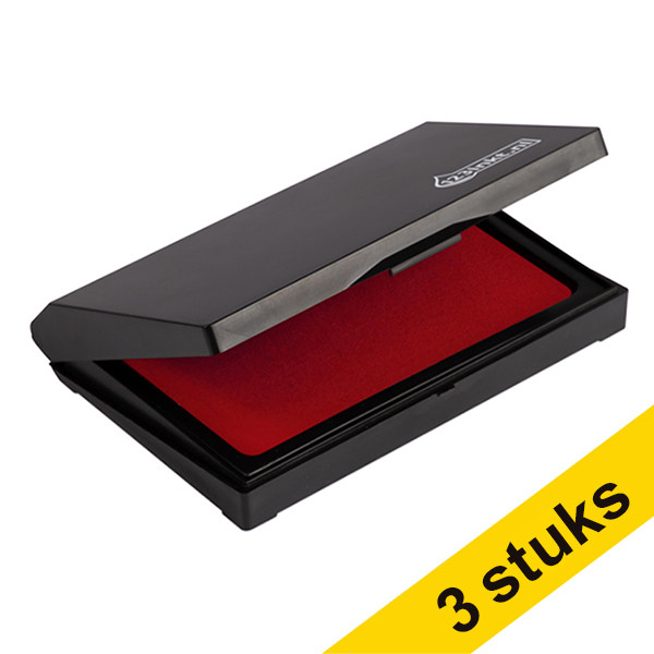 123ink red ink pad (3-pack)  390679 - 1