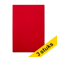 123ink red magnetic sheet, 20cm x 30cm (3-pack)  302147