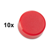 123ink red magnets, 15mm (10-pack)