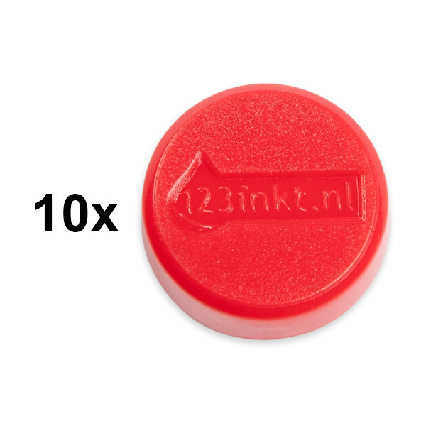 123ink red magnets, 20mm (10-pack) 6162025C 301261 - 1