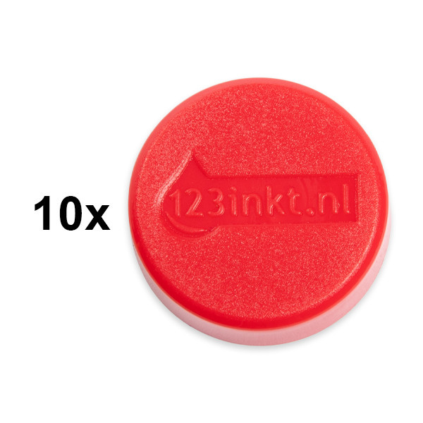 123ink red magnets, 30mm (10-pack) 6163225C 301268 - 1