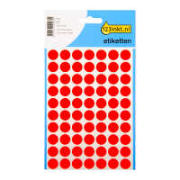 123ink red marking dots, Ø 13mm (280 labels)