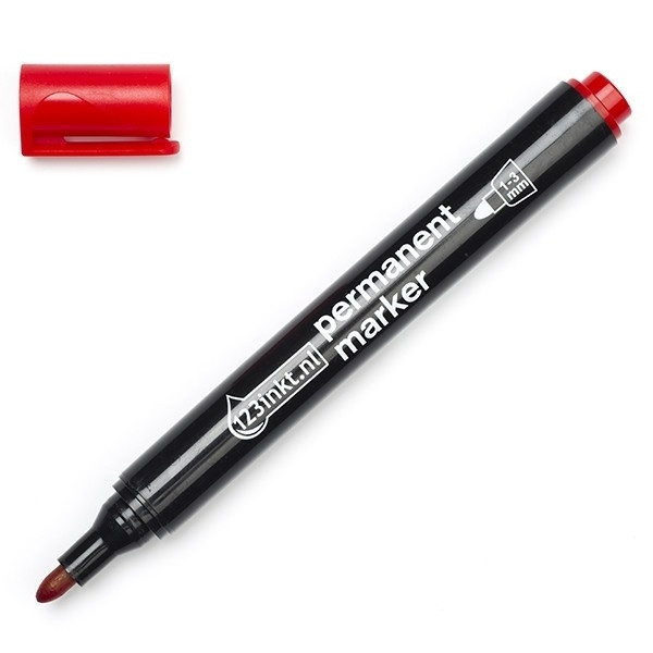 123ink red permanent marker 4-21002C 4-3000002C EK-70REDC N50-BC 300165 - 1