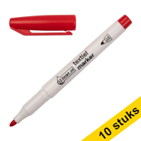 123ink red textile marker (1mm - 3mm round) (10-pack)