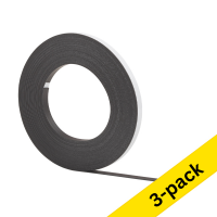 123ink self-adhesive magnetic tape, 1cm x 10m (3-pack)