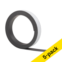 123ink self-adhesive magnetic tape, 1cm x 1m (5-pack)