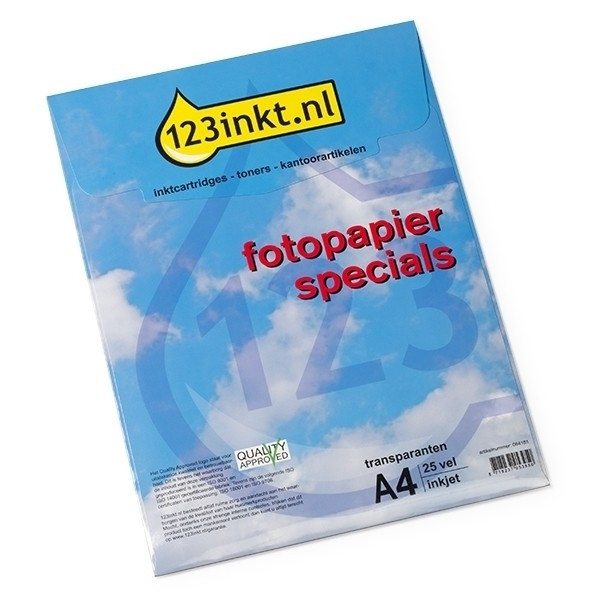 123ink transparencies for inkjet printer (2 x 25-pack) 57161CC 064183 - 1