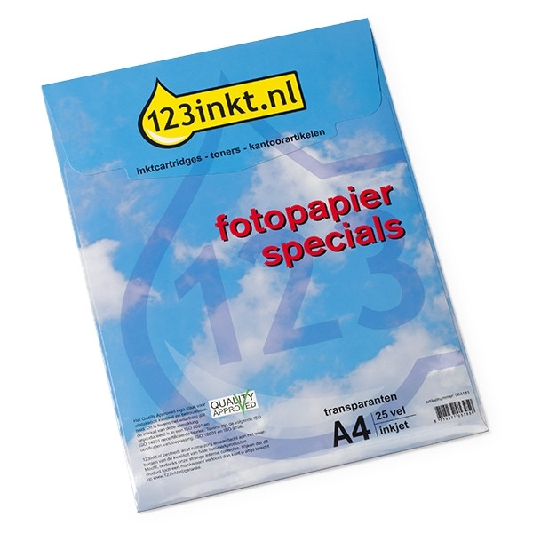 123ink transparencies for inkjet printers (25 sheets)  064181 - 1