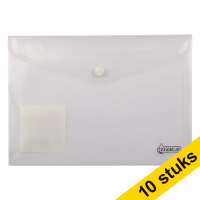 123ink transparent A5 document envelope (10-pack)