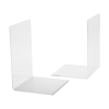 123ink transparent acrylic bookends, 12cm x 12cm x 17.5cm (2-pack) 3513705C 301663 - 1