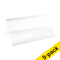 123ink transparent menu clip, 100mm (5-pack)  301574