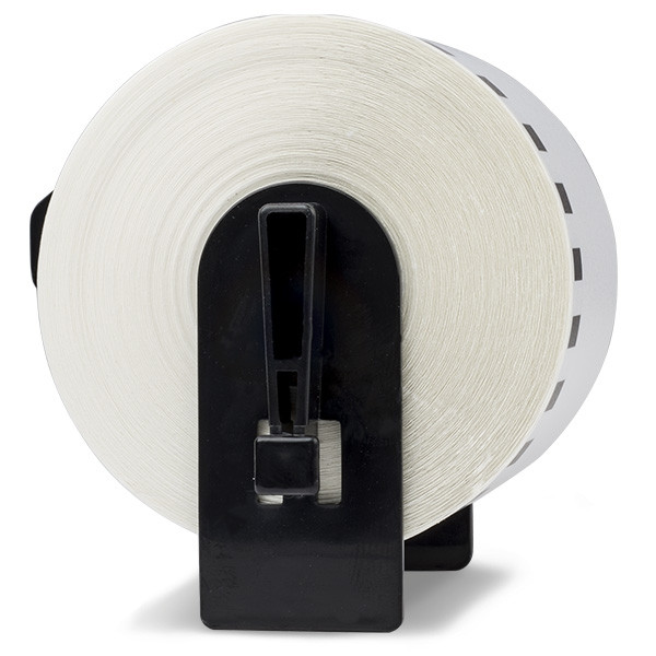 123ink version replaces Brother DK-44205 removable white paper tape (10-pack) DK44205C 650536 - 1