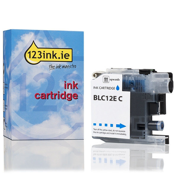 123ink version replaces Brother LC-12EC cyan ink cartridge LC12ECC 028937 - 1