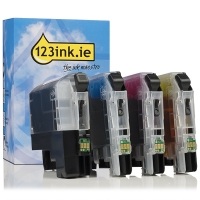 123ink version replaces Brother LC-227XL / LC-225XL Black/C/M/Y ink cartridge 4-pack