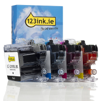 123ink version replaces Brother LC-3219XLVAL BK/C/M/Y ink cartridge 4-pack