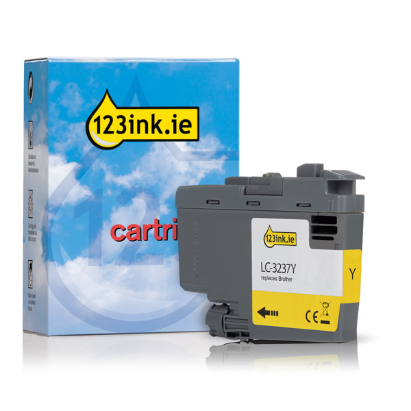 123ink version replaces Brother LC-3237Y yellow ink cartridge LC3237YC 051217 - 1