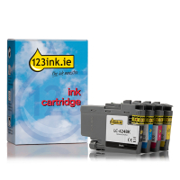 123ink version replaces Brother LC-424 BK/C/M/Y ink cartridge 4-pack