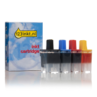 123ink version replaces Brother LC-900VALBP BK/C/M/Y ink cartridge 4-pack LC-900VALBPC 132129