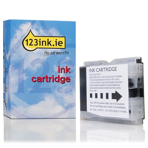 123ink version replaces Brother LC-970BK black ink cartridge LC970BKC 028805 - 1