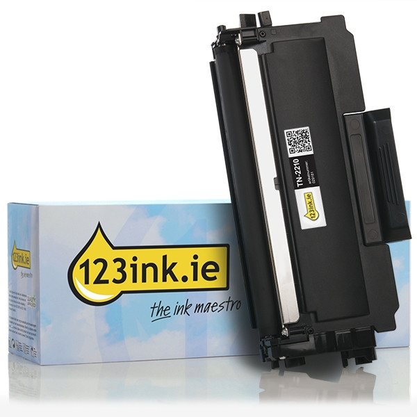 123ink version replaces Brother TN-2210 black toner TN2210C 029181 - 1