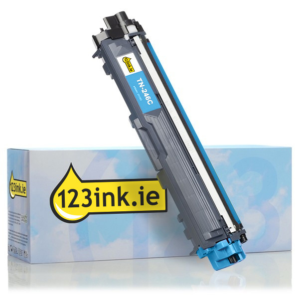 123ink version replaces Brother TN-246C high capacity cyan toner TN246CC 051069 - 1